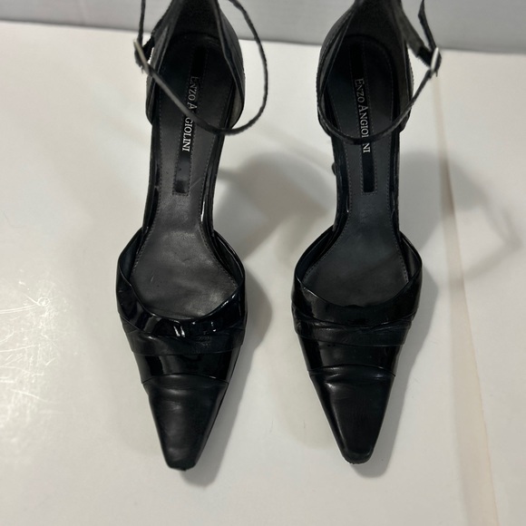 Women’s Size 10 Black Ankle Strap Heels - Picture 2 of 5